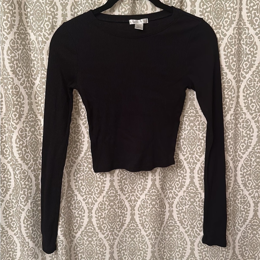 Long Sleeve Crop Top